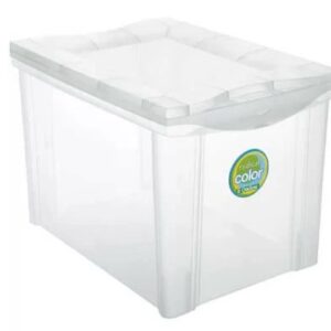 Caixa organizadora média alta cristal 30L 21201 Ordene PT 1 UN