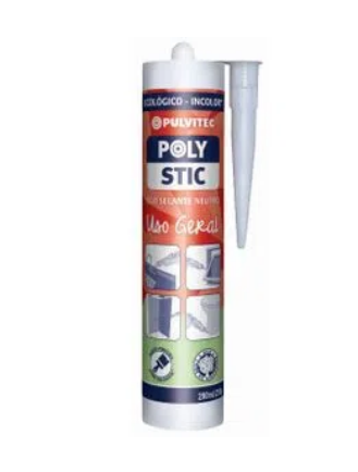 SELANTE POLYSTIC ECO USO GERAL 250G PULVITEC INCOLOR